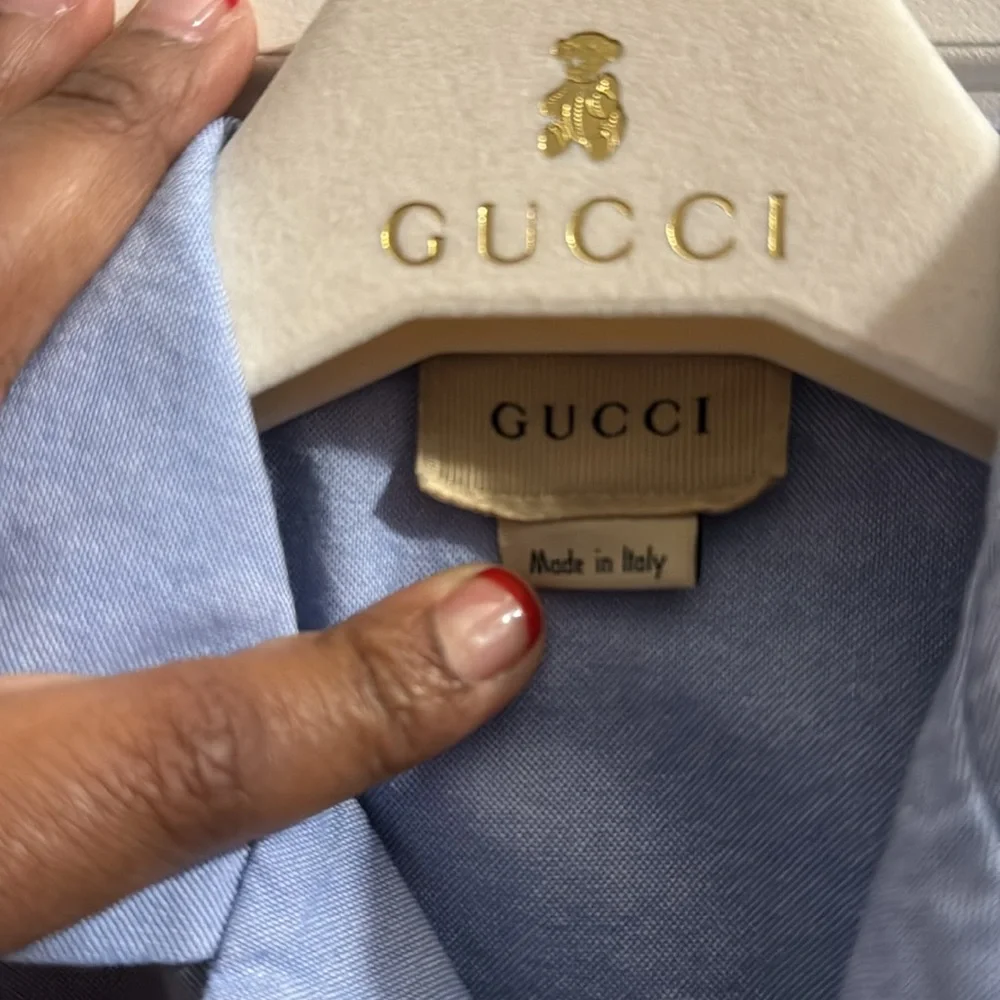Boys Toddler Gucci Button down - Picture 3 of 5